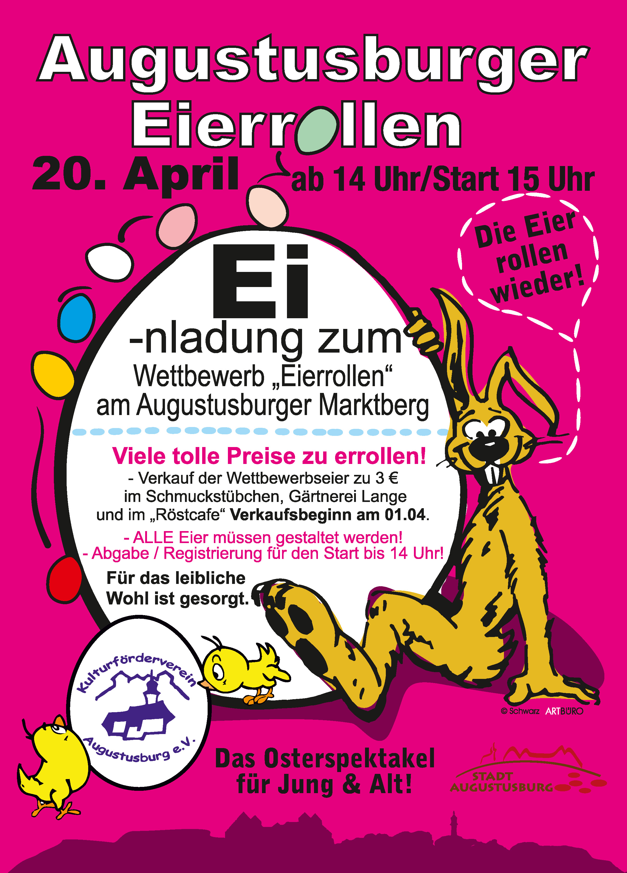 Ostereier-Rollen am Markt 2025
